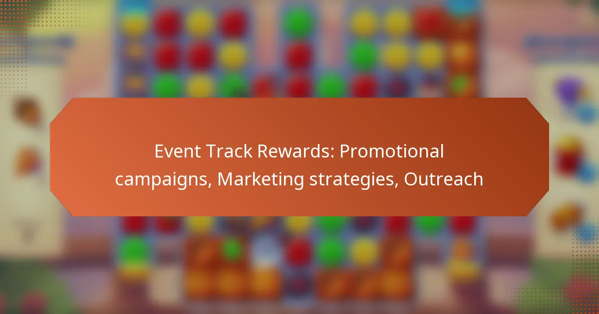 Event Track Rewards: Promotional campaigns, Marketing strategies, Outreach