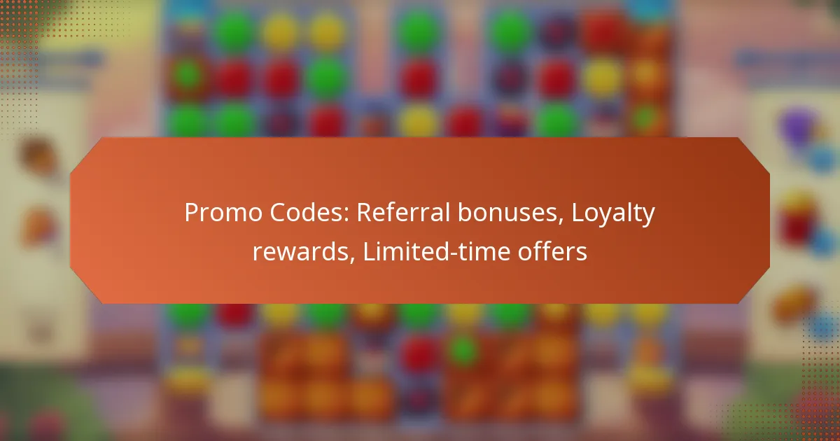 Promo Codes: Referral bonuses, Loyalty rewards, Limited-time offers