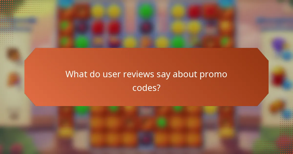 What do user reviews say about promo codes?